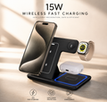 3-in-1 Wireless Charging Stand | Fast Charger for iPhone, Apple Watch & AirPods