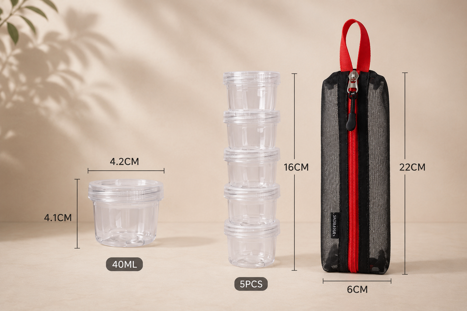 Portable Spice Container Set – Stackable Seasoning Bottles for Camping, BBQ, Picnic, Travel & Outdoor Cooking