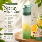 Spray Water Bottle with Mist – 2-in-1 Large Capacity Sports Water Bottle for Gym, Hiking, Travel, Fitness & Outdoor Hydration