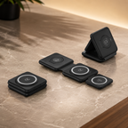 Foldable Charger for Travel | Magnetic 3-in-1 Wireless Charging Stand